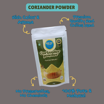 Coriander Powder | 100% Natural Dhania | 100g |